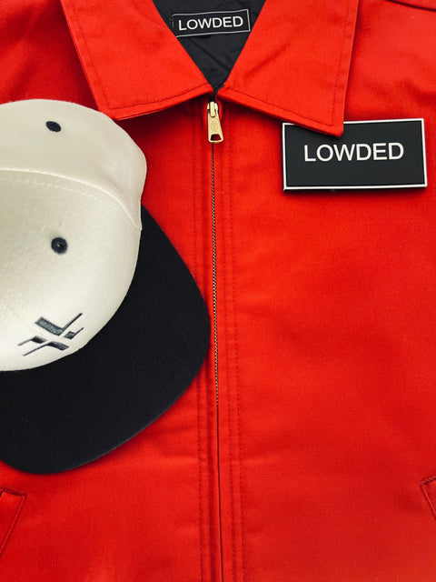 October Red Lowded Mechanics Jacket